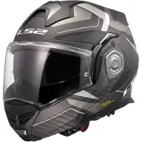 LS2 Helmets LS2FF901AdvantXCHorizonZilverGrijs06Systeemhelm Maat S