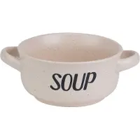 COSY&TRENDY Soepkom 'Soup' - 46 cl - Crème - Set-4