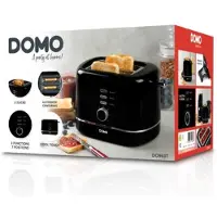 Domo DO963T broodrooster 2 sneden zwart