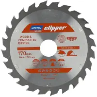 Norton Clipper Hout en Composiet - Zaagblad ATB Ripping - 170mm - 24 tanden - Voor Cirkelzagen en Afkortzagen