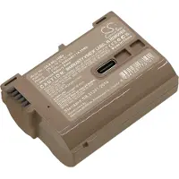 24hShop Nikon EN-EL15 accu met met USB-C oplaadpoort (7 V, 2050 mAh, huismerk)