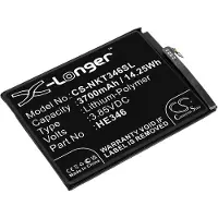 24.Se Nokia HE346 accu (3700 mAh, huismerk)