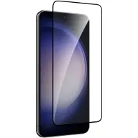 Puro Frame Tempered Glass - Tempered Glass - Zwarte Rand - Case Friendly - Samsung Galaxy S25/S24