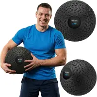 Gymtek Medicijnbal - Slam Ball - Wall Ball - Slamball - Slam Bal - Medicine Ball - Gewichtsbal - Trainingsbal - 5 kg - Fitness, Krachttraining