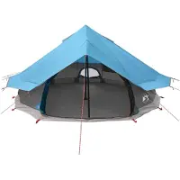 vidaXL Tipi Tent 18-persoons Blauw Polyester en Staal