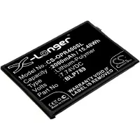 123accu OPPO BLP789 accu (7.74 V, 2000 mAh, huismerk)