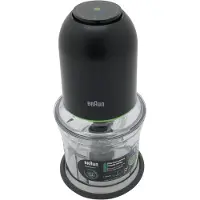 Braun MultiPractic 3 CH3011BK Hakmolen – 500W, 4 RVS Messen, One-Push Bediening