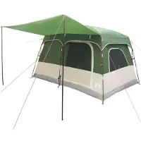 vidaXL Familietent 8-persoons Groen Polyester