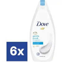 Dove Gentle Scrub Douchegel - 6 x 225 ml