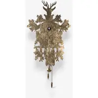 Diamantini Domeniconi Domeniconi Cucù cuckoo clock leaf effect - Gold Leaf Dia 373 Gold / Goudblad