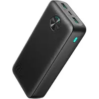 JOYROOM 22.5W LED Power Bank Snellader - 20000 mAh inclusief USB-C kabel - Zwart
