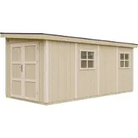 Timbela M940 - LP SmartSide Tuinhuis op houtbasis - 11,47 m² - 530x248xH231 cm - met vloer