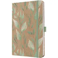 Sigel weekagenda Pure 2026 formaat A5 Sparkle Leaves hardcover