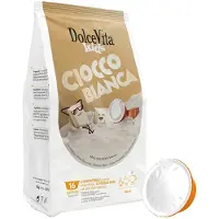 Dolce Vita | Ciocco Bianca - Witte warme chocolademelk - 16 capsules voor Lavazza A Modo Mio
