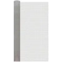 vidaXL Gaaswand 100 x 500 cm, 6 gaaspanelen, roestvrij staal, zilver