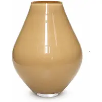Vase the World Vaas Lesse | Metallic Sand | mond geblazen glas | Ø19 x H24 cm