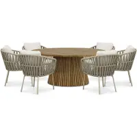 Coco Elara/Fungo 180 cm dining tuinset 7-delig