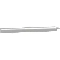 vidaXL Zwembadwaterval met LED-verlichting 110 cm roestvrij staal