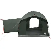 vidaXL Tailgate Tent met Regenhoes Waterafstotend Leger Groen