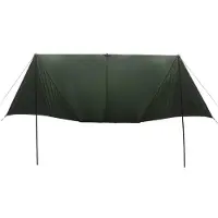 vidaXL Voertuigluifel Legergroen 500 x 515 x 215 cm Polyester en Staal