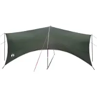 vidaXL Campingzeil waterbestendig Leger Groen 550 x 400 x 230 cm