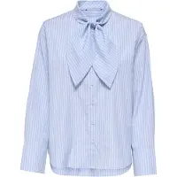 ONLY Blouse 'ONLDisako' opaal / lichtblauw / wit