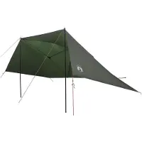 vidaXL Auto Tent 308 x 215 x 220 cm Leger Groen Polyester en Staal