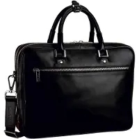 Leonhard heyden Montreal Koffer Leer 40 cm zwart