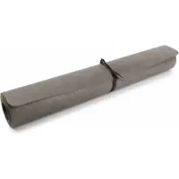 BonBistro Tafelloper 135x50cm lederlook grijs Layer