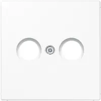 Albrecht Jung GmbH & Co. KG LS990 outlet-component LS990 kunststof, wit, centraalplaat