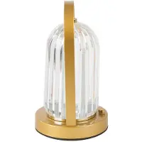 VERK 12310 LED-tafellamp 21 cm, goudkleurig