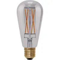 Segula 55500 LED Rustika Long Style smokey grau E27 5W 1900K dimm