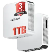GEEKOM Mini PC A5 Pro 2026, Ryzen 5 7530U, 512GB SSD en 16GB RAM, mini-desktopcomputer