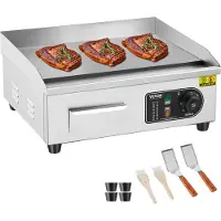 Vevor Commerciële elektrische bakplaat 45 x 30 cm