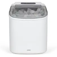 Livoo Ice maker - - DOM484 - Up to 12 kg/day - 1.2L tank - 600g ice cube tray - 9 cubes per cycle - Self-cleaning