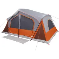 vidaXL Huisje Tent met dak Grijs en Oranje 480 x 273 x 205 cm