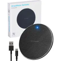 Nuvance Draadloze Oplader 10W - Inclusief Kabel - Wireless Charger - Fast Charger - Geschikt voor alle Draadloos Oplaadbare Smartphones