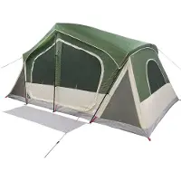 vidaXL Huisje Tent met dak Groen 480 x 273 x 205 cm Polyester en Staal