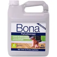 Bona Parket reiniger navulling 4 liter – Spray mop vloerreiniger voor parket en houten vloeren, streeploos schoon, natuurlijke glans en milieuvriendelijke navulverpakking