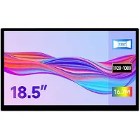 Semoic 18,5 Inch Capacitief Touchscreen met Tien Aanraakpunten, 1920x1080 FHD, DCC/CI-Dimming voor Raspberry Pi / Jetson / Pc