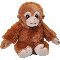 Wild republic Pluche knuffel Orang Utan aap van 13 cm - Knuffeldier
