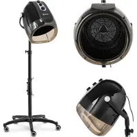 Physa Haardroger - met ionische functie en standaard - 1000 W - zwart - 70 °C