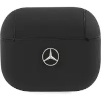 Mercedes MEAP2CSLBK AirPods Pro 2 hoesje czarny/zwart Electronic Line (Koptelefoon tas), Hoofdtelefoon Tassen + Beschermende Covers, Zwart