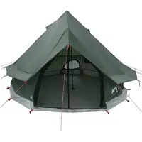 vidaXL Tipi Tent 4-persoons Leger Groen Polyester en Staal