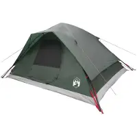 vidaXL Directe Tent Leger Groen 305 x 215 x 140 cm Polyester en Staal
