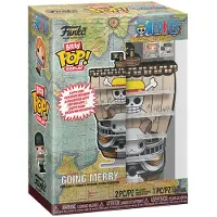 Funko POP! Figurine Bitty Pop Etagère d'exposition One Piece Going Merry avec 2 figurines