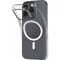 Puro Cover Ultra-slim Magsafe "0.3 Mag" In Tpu Telefoonhoesje Voor Apple Iphone 16 Pro Max Transparant