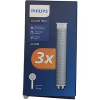 Sans marque Philips ASH138 Vervangingsfilter voor ASH1516CH Douchekop - 3 Stuks