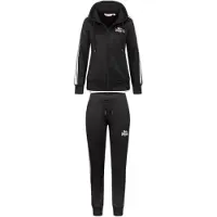 Lonsdale Joggingpak zwart / wit