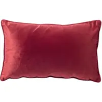 Dutch decor FINN - Kussenhoes 30x50 cm - velvet - lendekussen - Merlot - rood - met rits - zonder binnenkussen